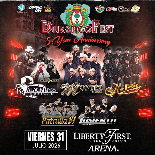 More Info for Alacranes Musical, Los Príncipes, Montez de Durango, K-Paz de la Sierra