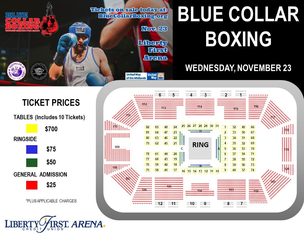 Blue Collar Boxing Liberty First Credit Union Arena