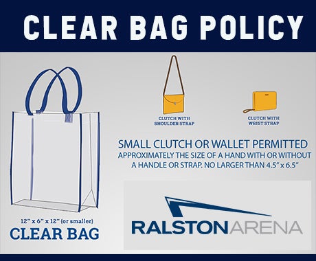 Baxter Arena's Clear Bag Policy, News